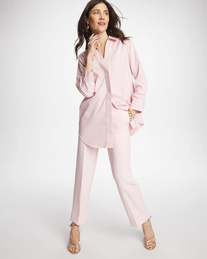 Chico's Women | No Iron™ Stretch Splitneck Tunic SWEET BLOSSOM