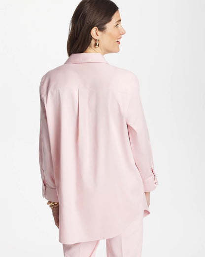 Chico's Women | No Iron™ Stretch Splitneck Tunic SWEET BLOSSOM