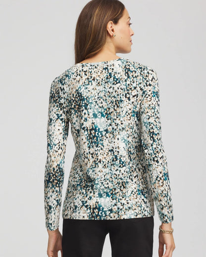 Chico's Women | Touch of Cool™ Layering Tee TEAL SHADOW