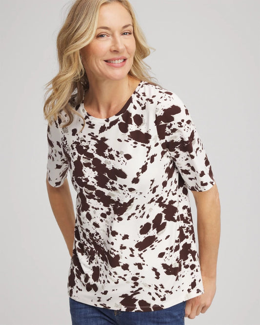 Chico's Women | Touch of Cool™ Pampas Pony Tee ECRU
