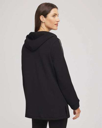 Chico's Women | Zenergy® Caviar Bead Sweatshirt BLACK