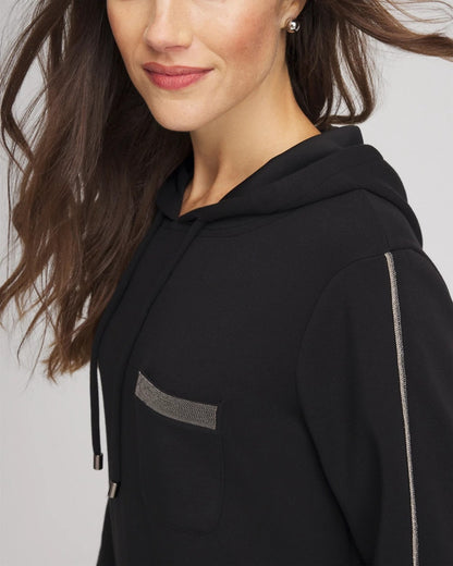 Chico's Women | Zenergy® Caviar Bead Sweatshirt BLACK