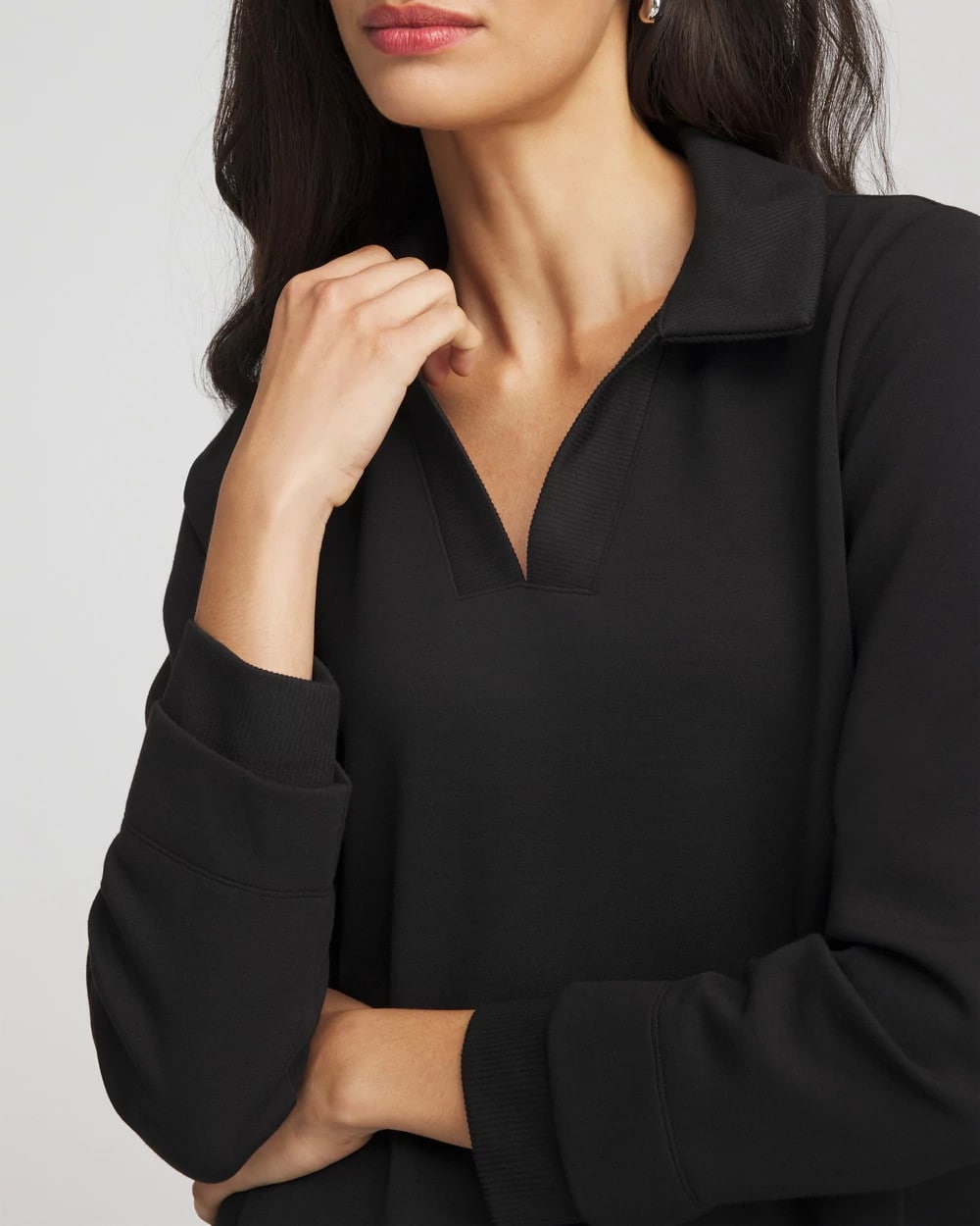 Chico's Women | Zenergy® Collared Tunic BLACK