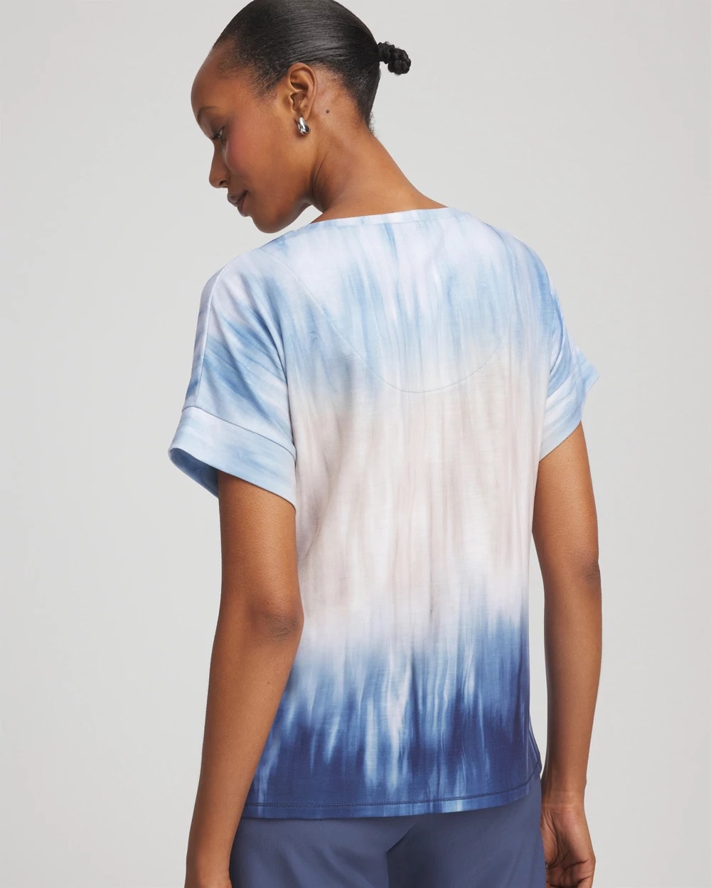 Chico's Women | Zenergy® Slub Short-Sleeve Tee PASSPORT BLUE