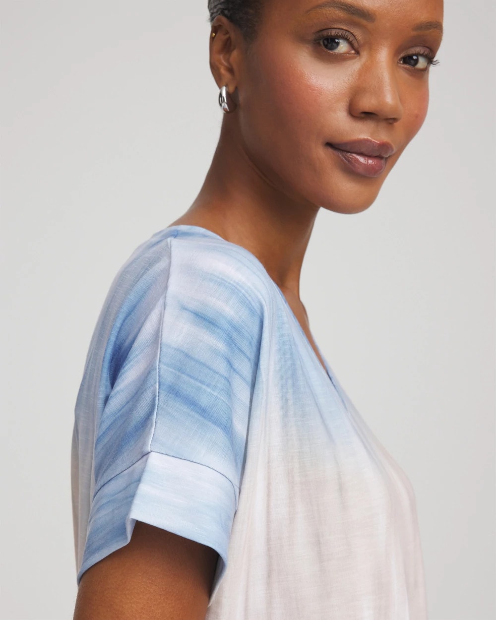 Chico's Women | Zenergy® Slub Short-Sleeve Tee PASSPORT BLUE
