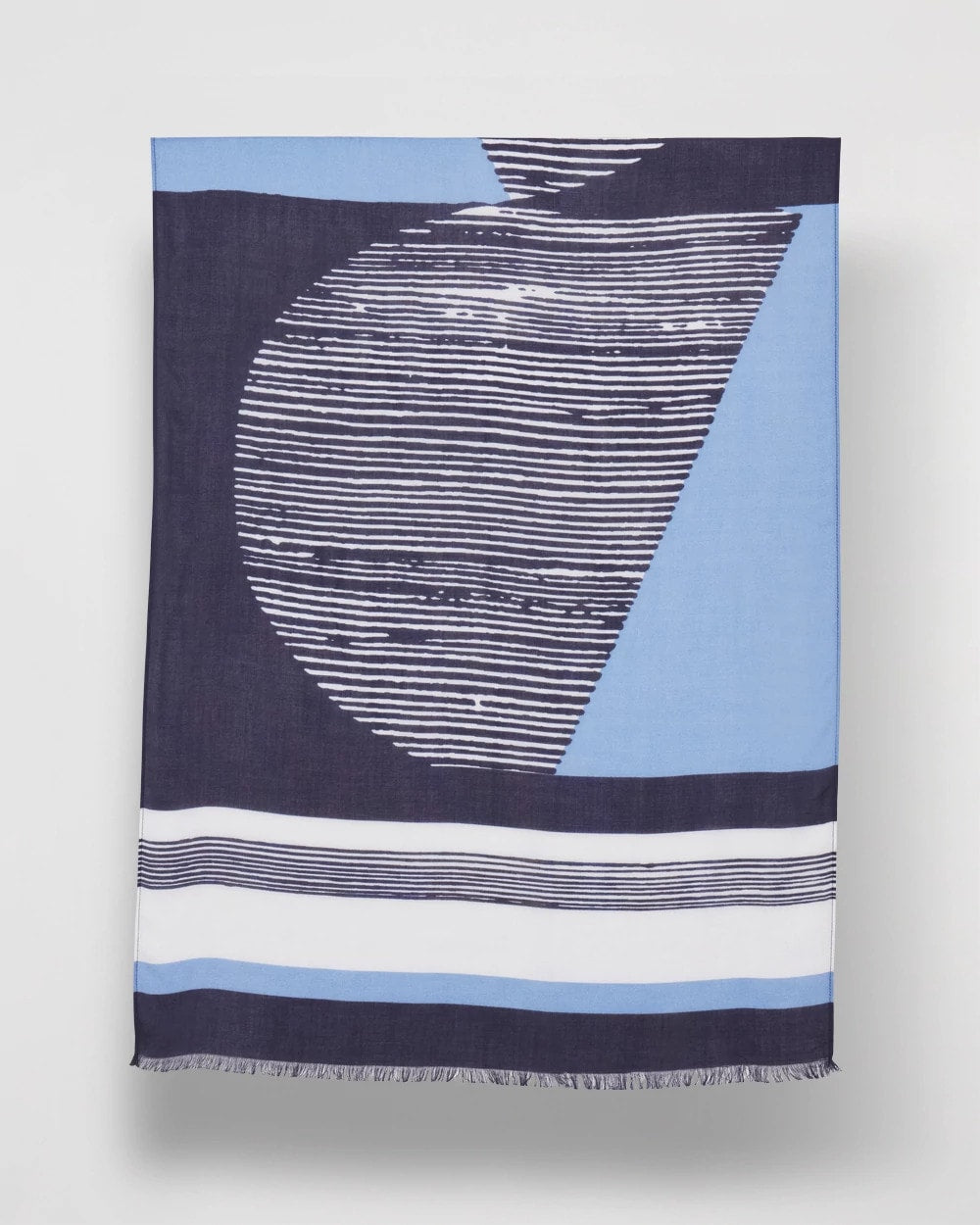 Chico's Women | Printed Woven Oblong Scarf PASSPORT BLUE
