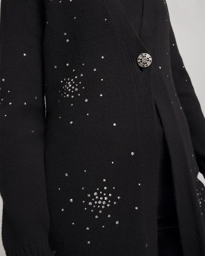 Chico's Women | Rhinestone Embellished Cardigan BLACK
