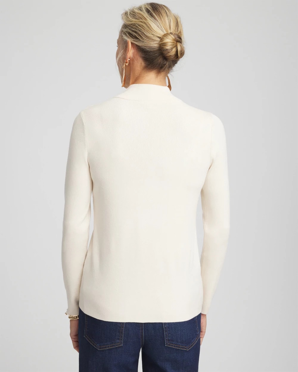 Chico's Women | Ella Mockneck Sweater ENGLISH CREAM