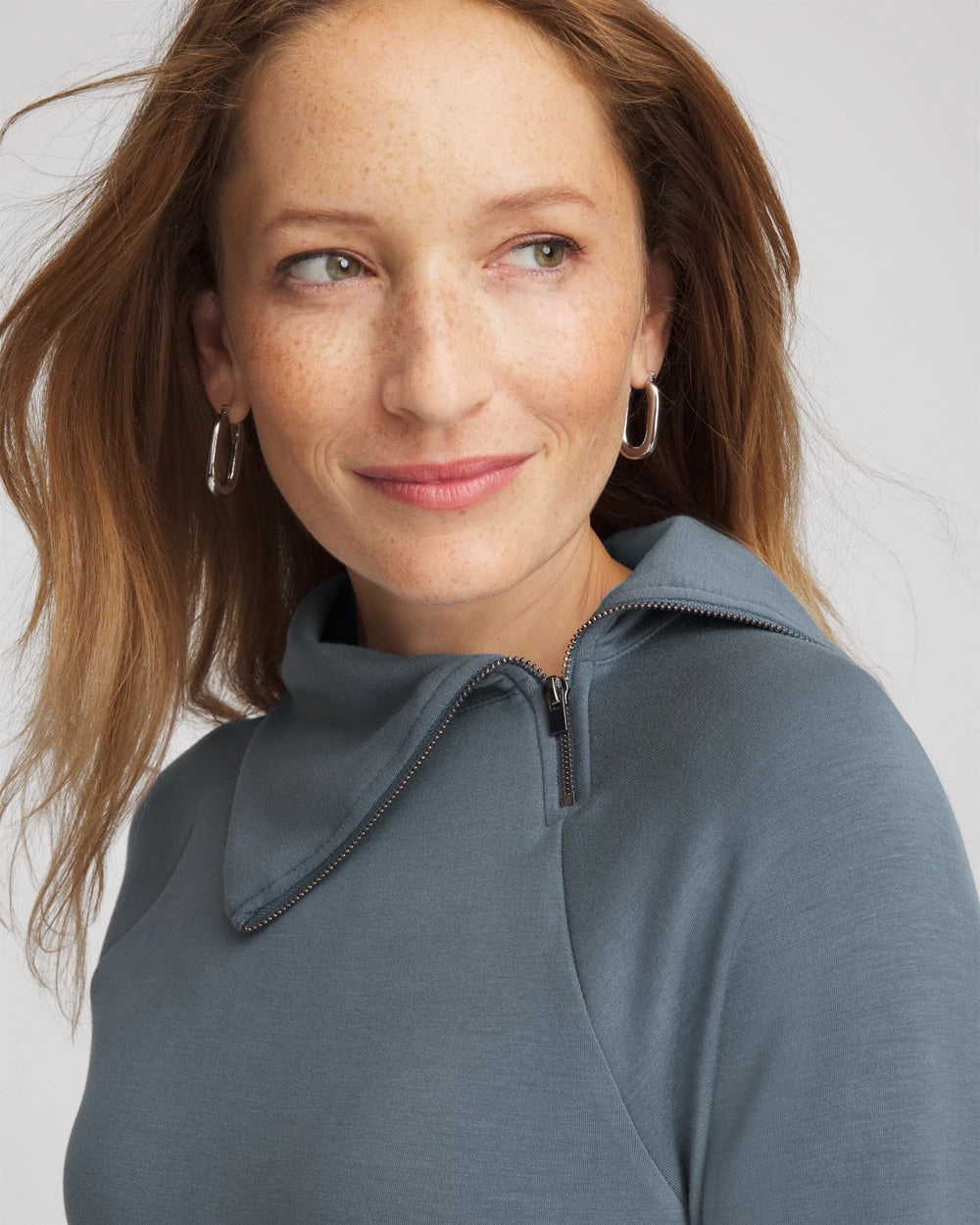 Chico's Women | Zenergy® Soft Popover Top STORMY WEATHER