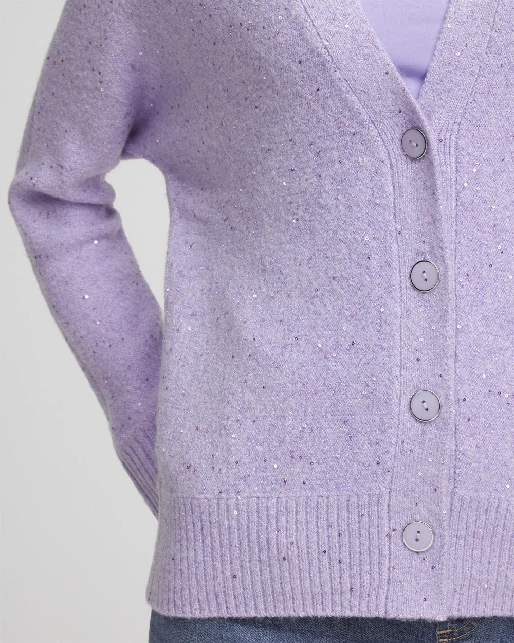 Chico's Women | Shine Boyfriend Cardigan LILAC MIST