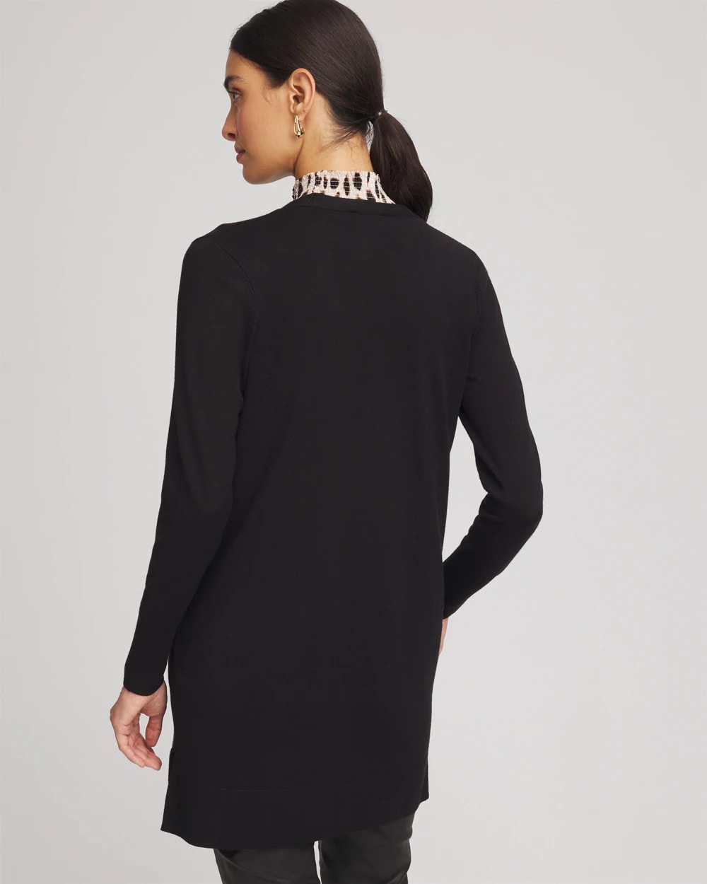 Chico's Women | Ella Pocketed Cardigan Sweater BLACK