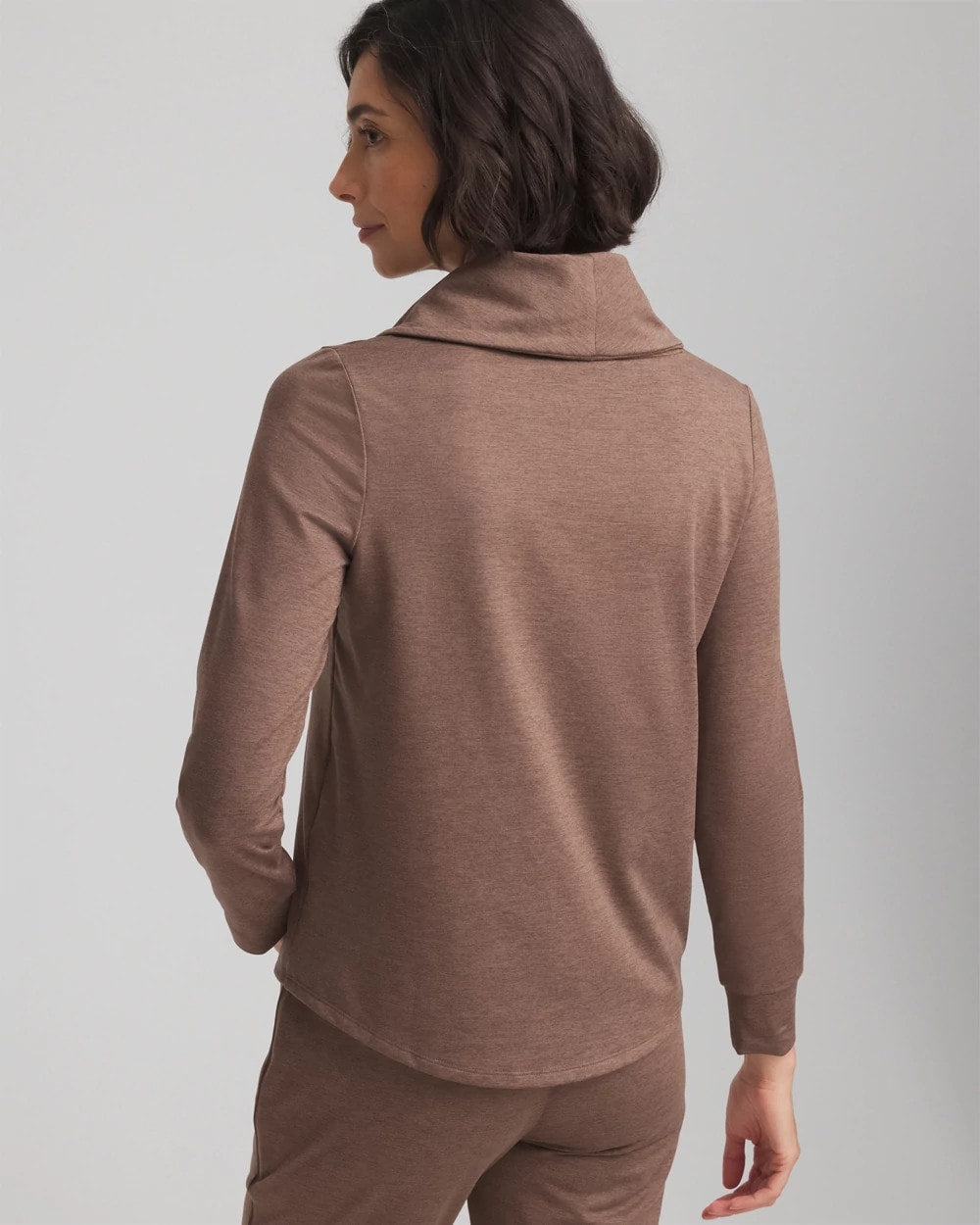 Chico's Women | Zenergy® Cloud Cowlneck Top WALNUT