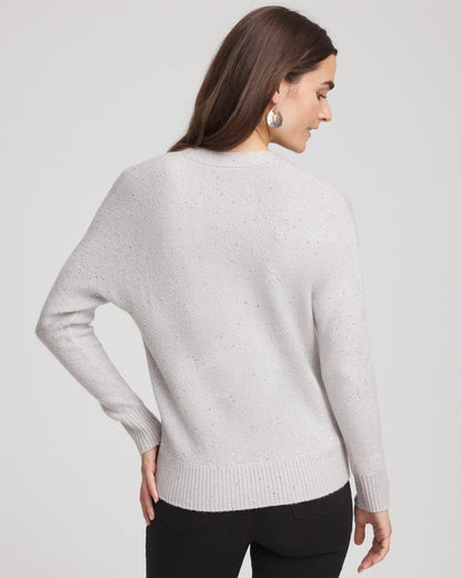 Chico's Women | Shine Boyfriend Cardigan DOVE GRAY