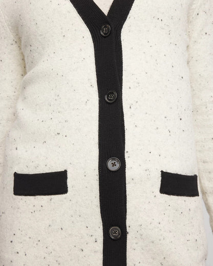 Chico's Women | Tipped Lady Jacket Cardigan ENGLISH CREAM