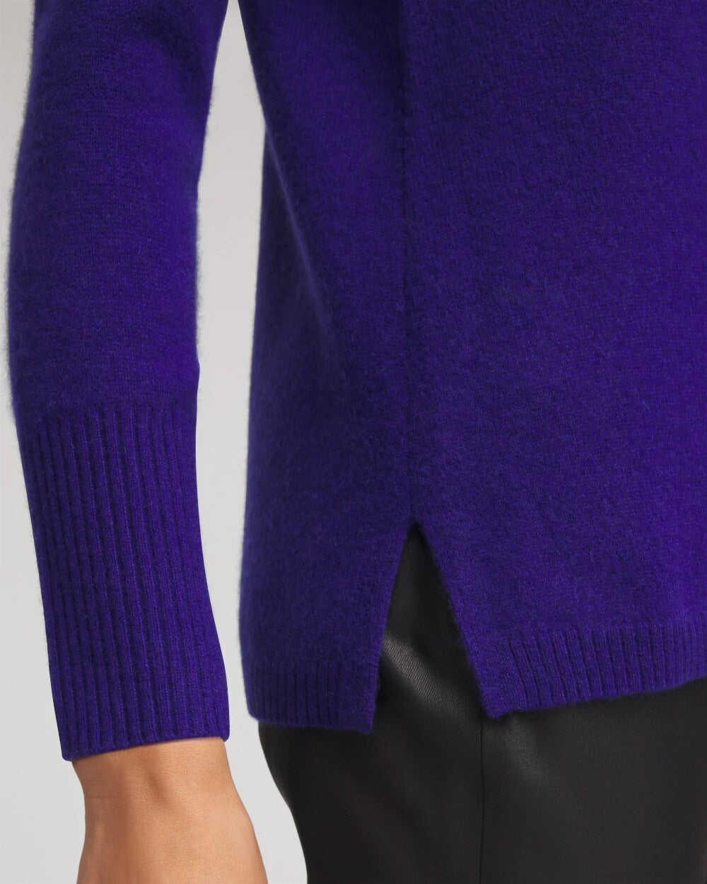 Chico's Women | Cowlneck Cashmere Pullover Tunic COBALT