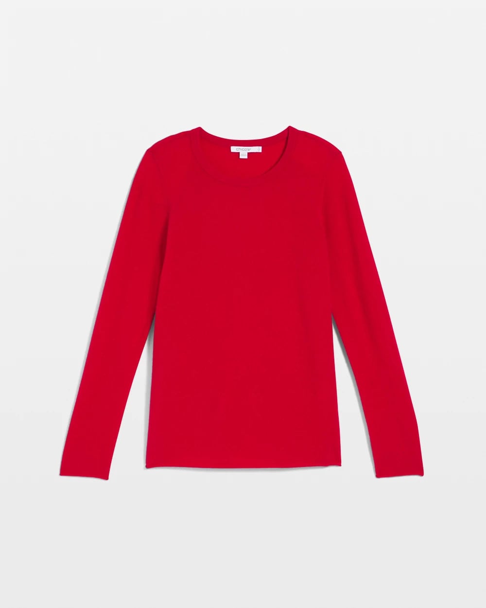 Chico's Women | Crewneck Cashmere Pullover Sweater RED
