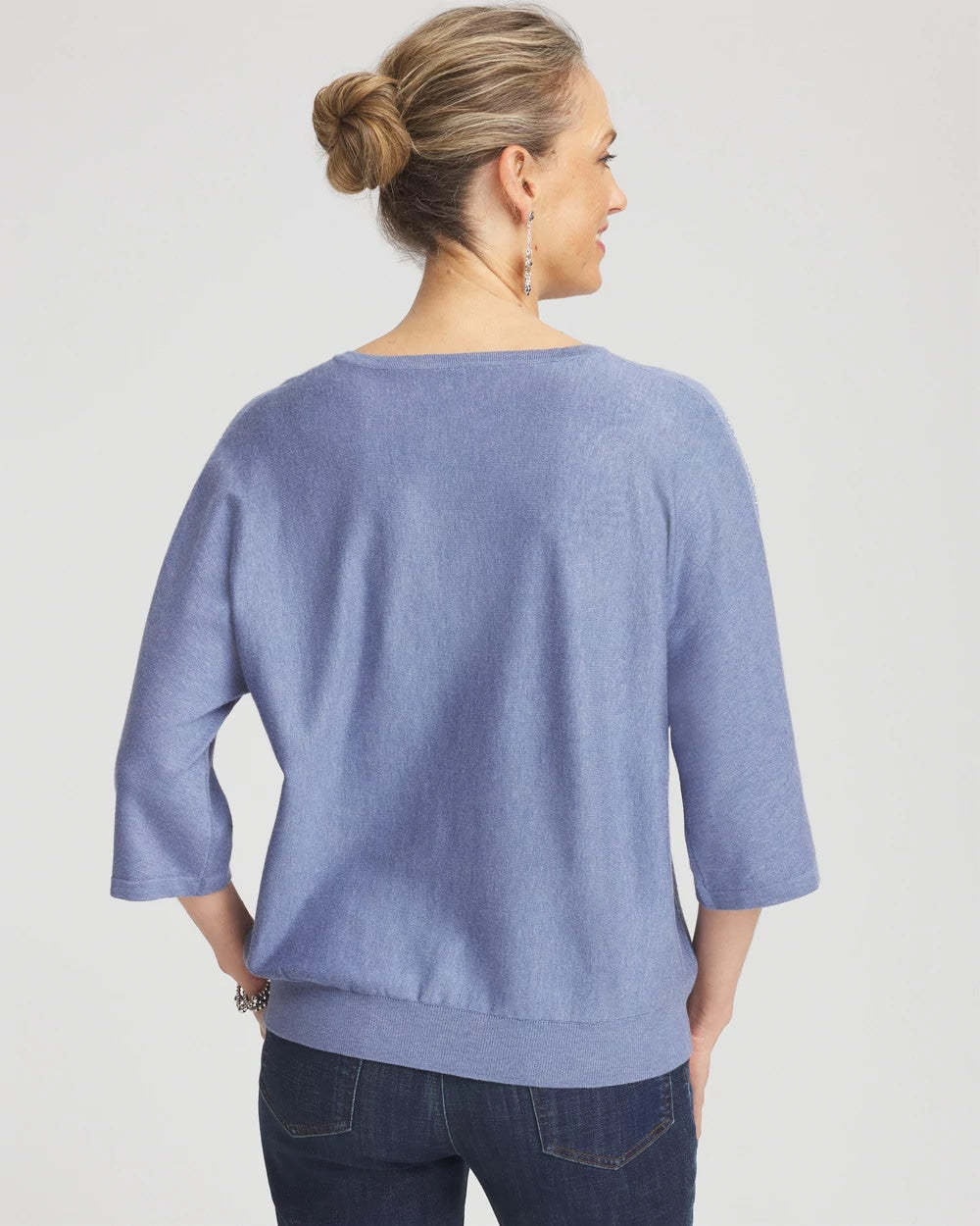 Chico's Women | Dolman V-Neck Sweater BLUE LOTUS