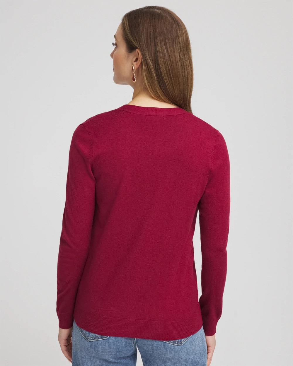 Chico's Women | Ella Long-Sleeve Cardigan RUSSET RED