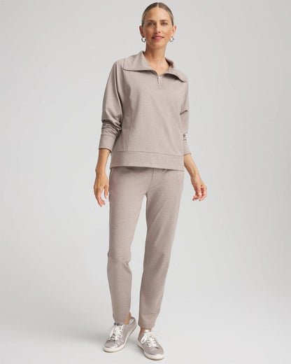 Chico's Women | Zenergy® Cloud Half-Zip Pullover Top ROCKY MOUNTAIN