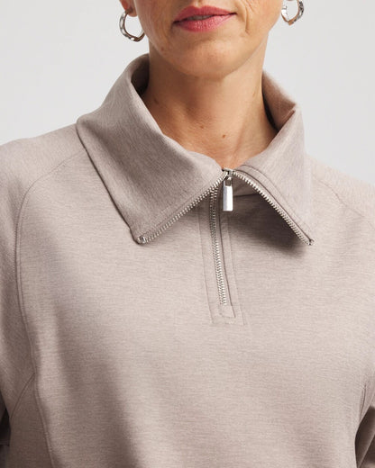 Chico's Women | Zenergy® Cloud Half-Zip Pullover Top ROCKY MOUNTAIN