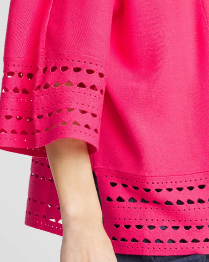 Chico's Women | Cutout Open-Front Cardigan DRIED ROSES