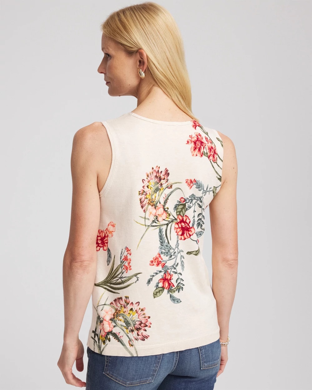 Chico's Women | Ella Printed Sweater Tank MULTI