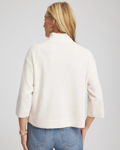 Chico's Women | Jacquard Cozy Turtleneck ENGLISH CREAM