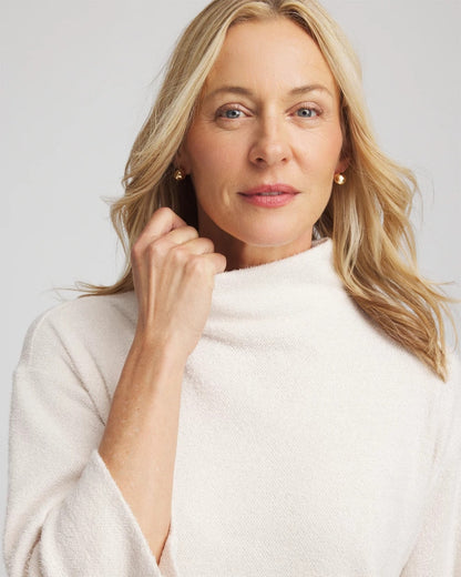 Chico's Women | Jacquard Cozy Turtleneck ENGLISH CREAM