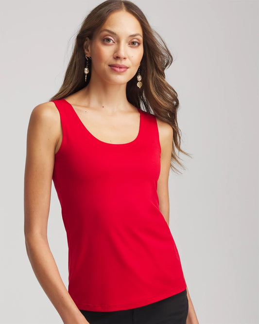 Chico's Women | Microfiber Tank CARMINE RED