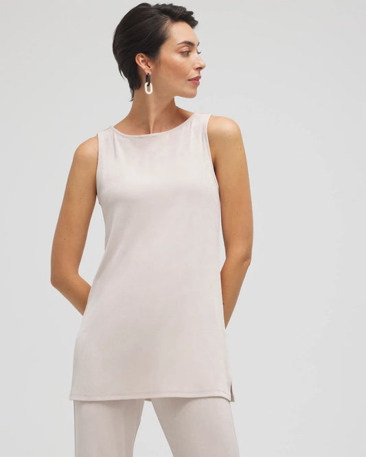 Chico's Women | Travelers™ Classic Side-Slit Tank SMOKEY TAUPE