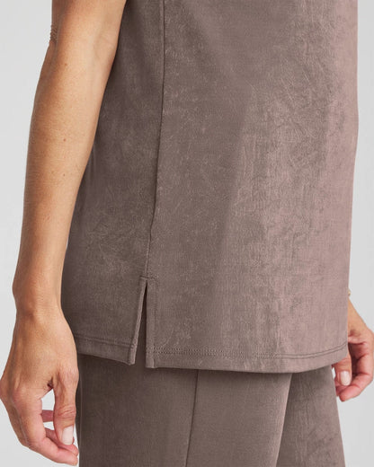 Chico's Women | Travelers™ Classic Side-Slit Tank DEEP TAUPE