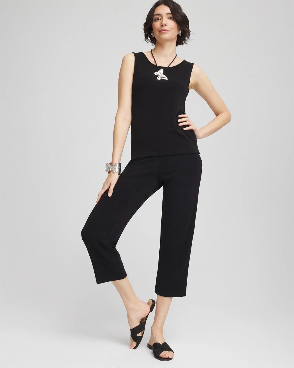Chico's Women | Travelers™ Convertible Tank TRAVELERS BLACK