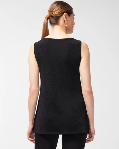 Chico's Women | Travelers™ Classic Side-Slit Tank TRAVELERS BLACK