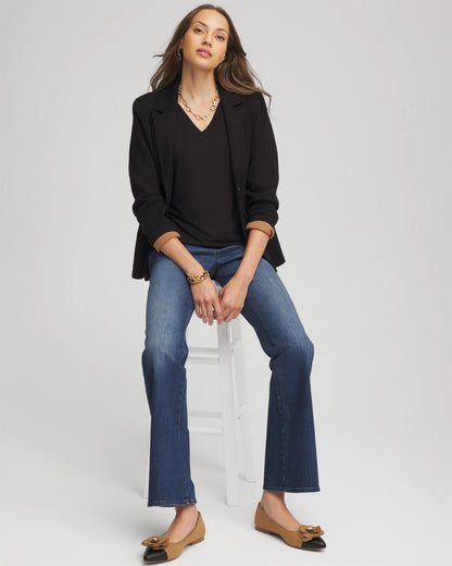 Chico's Women | Touch of Cool™ V-Neck Layering Tee BLACK