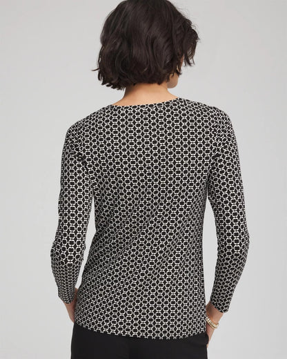 Chico's Women | Touch of Cool™ Crewneck Layering Tee BLACK