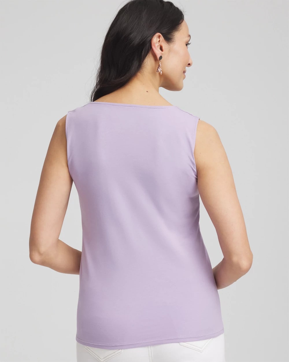 Chico's Women | Contour Cotton™ Square Neck Tank GENTLE LAVENDER