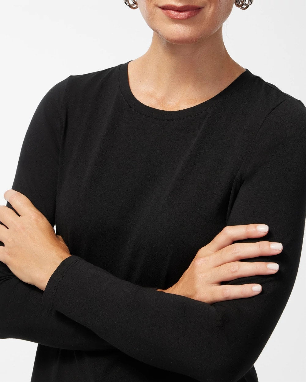 Chico's Women | Pima Layering Tee BLACK