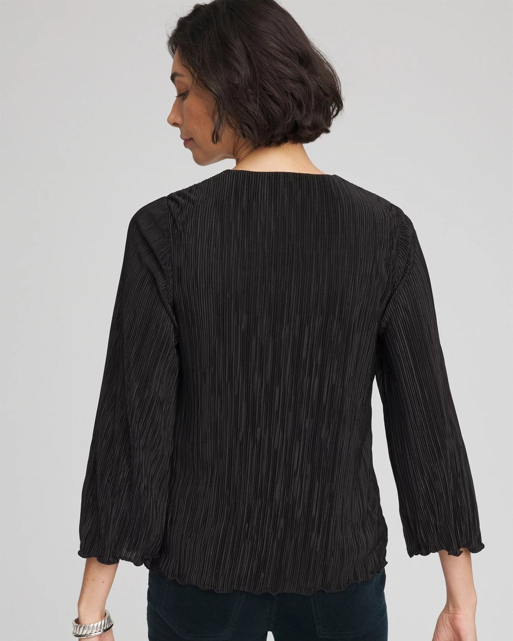 Chico's Women | Bodre Flare Sleeve Top BLACK
