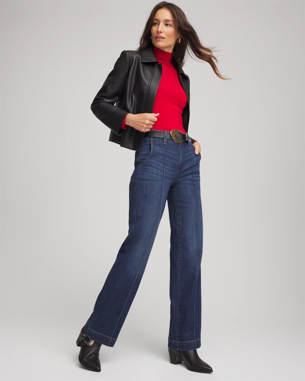 Chico's Women | Touch of Cool™ Mockneck Layering Tee CARMINE RED