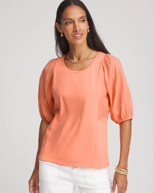 Chico's Women | Dolman Sleeve Knit Top SUNSET PEACH