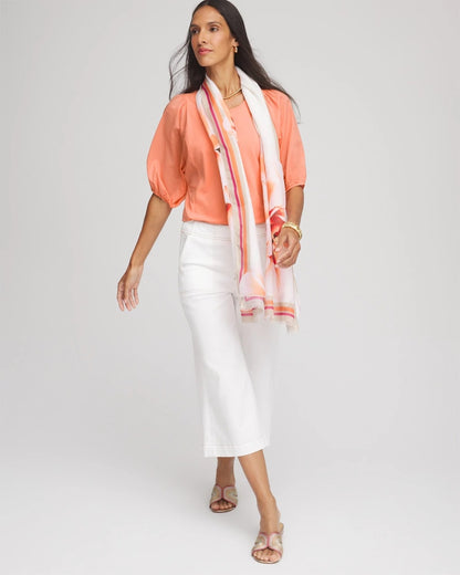 Chico's Women | Dolman Sleeve Knit Top SUNSET PEACH