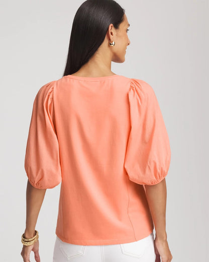 Chico's Women | Dolman Sleeve Knit Top SUNSET PEACH