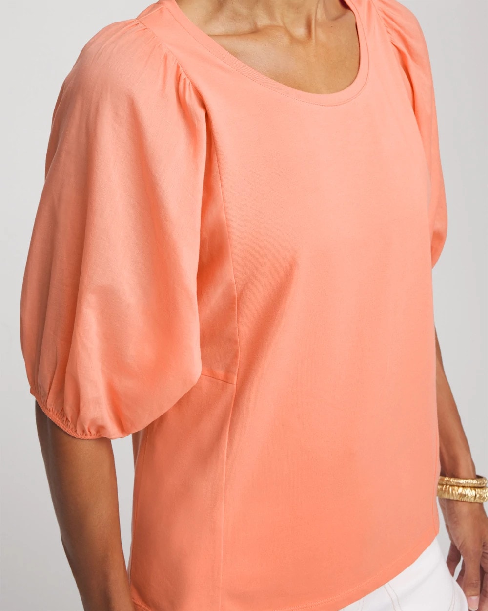 Chico's Women | Dolman Sleeve Knit Top SUNSET PEACH