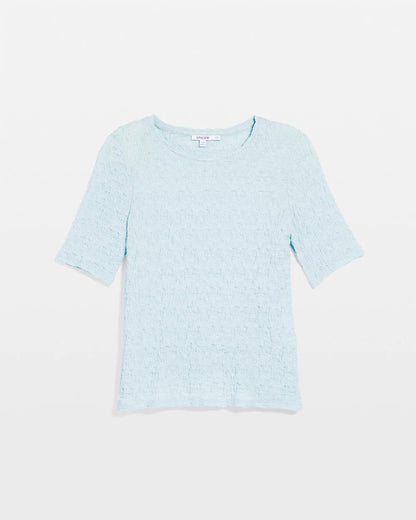 Chico's Women | Textured Short-Sleeve Tee BLUE MENTHE