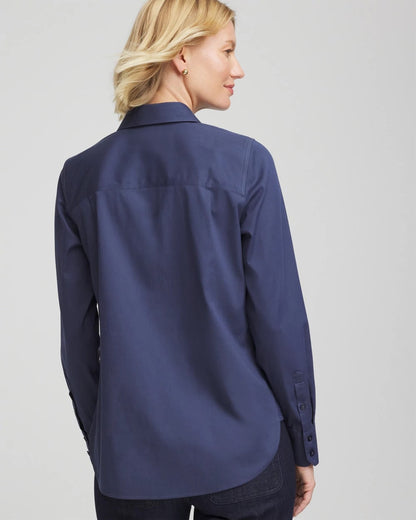 Chico's Women | No Iron™ Stretch Shirt INDIGO SKY