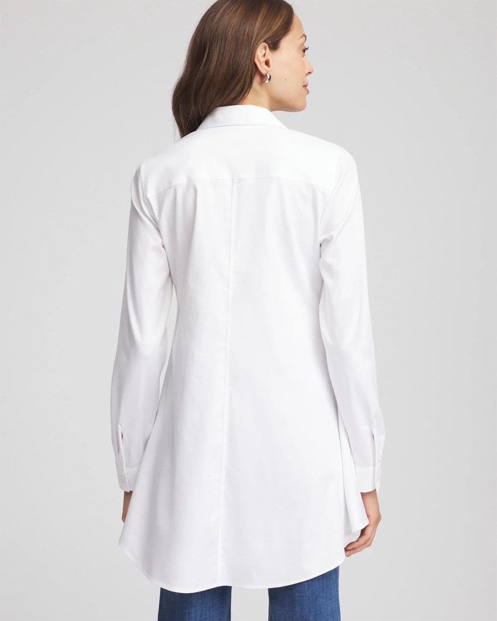Chico's Women | No Iron™ Pocketed Tunic OPTIC WHITE