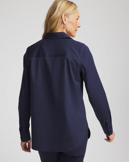 Chico's Women | No Iron™ Stretch Shirt CLASSIC NAVY