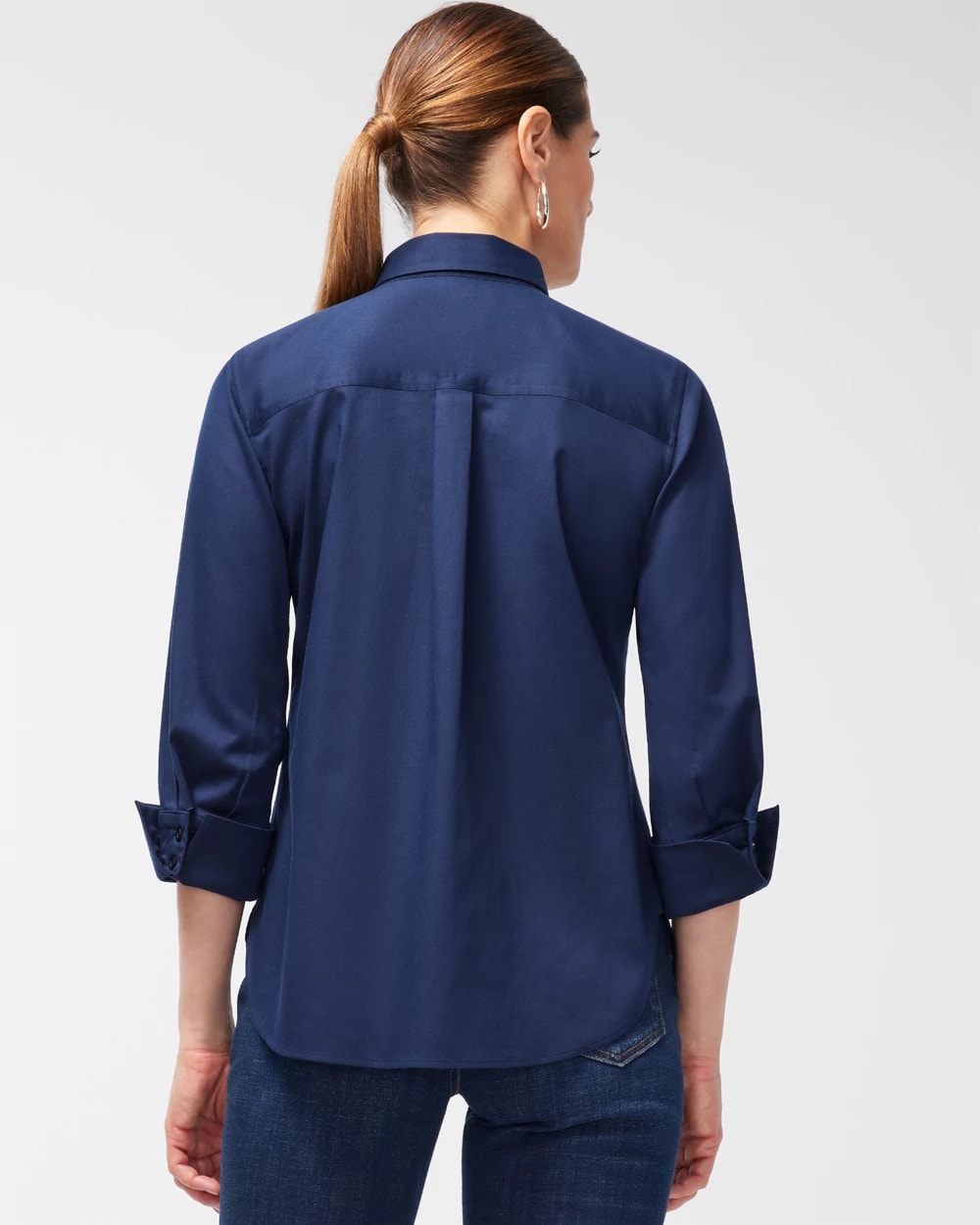 Chico's Women | No Iron™ Stretch Shirt CLASSIC NAVY