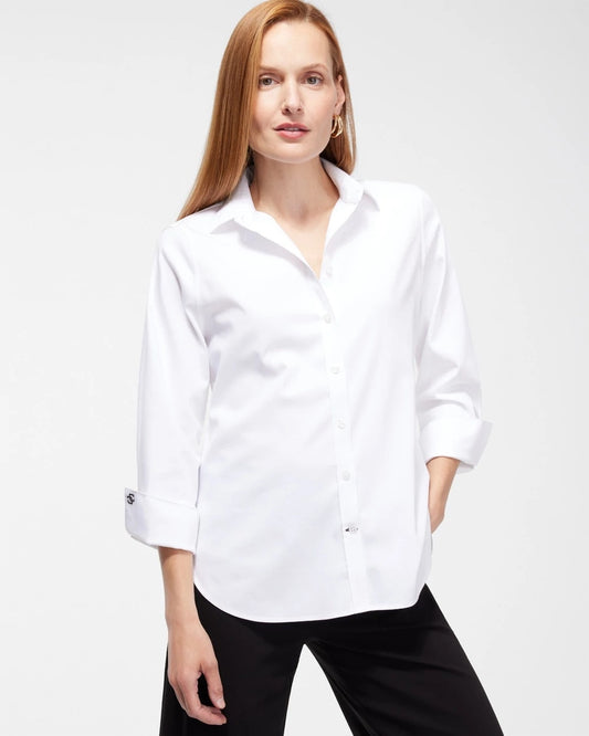 Chico's Women | No Iron™ Stretch Shirt OPTIC WHITE