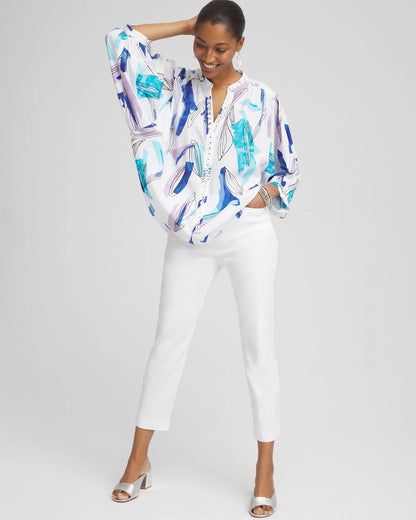 Chico's Women | Batwing Sleeve Top PARADISO BLUE